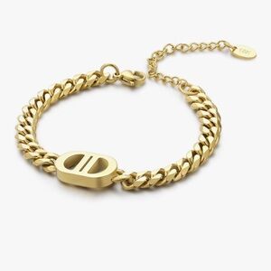 DD Gold Chain Bracelet Waterproof